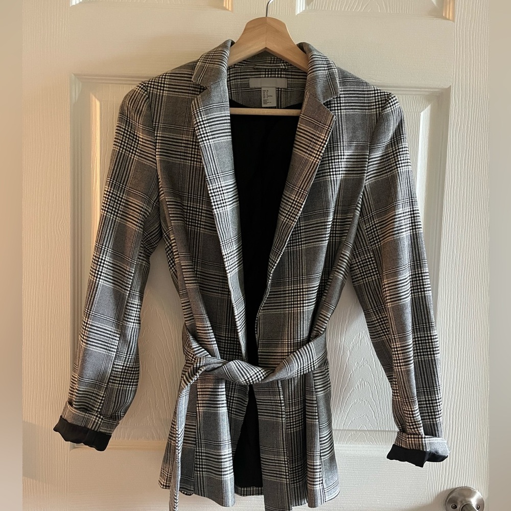 H&M Checker Blazer - Picture 3 of 5